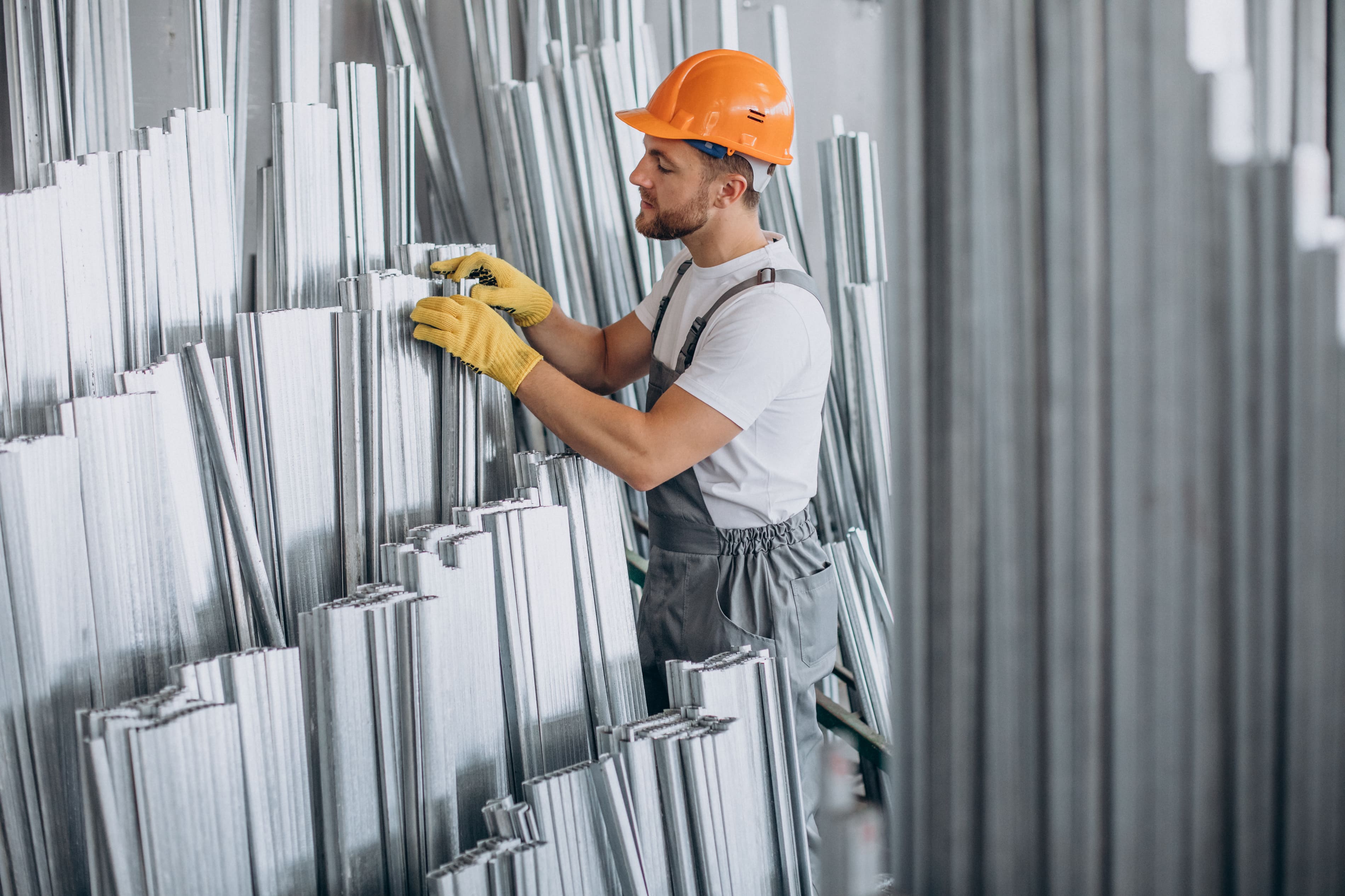Trabalhador de loja de construção
